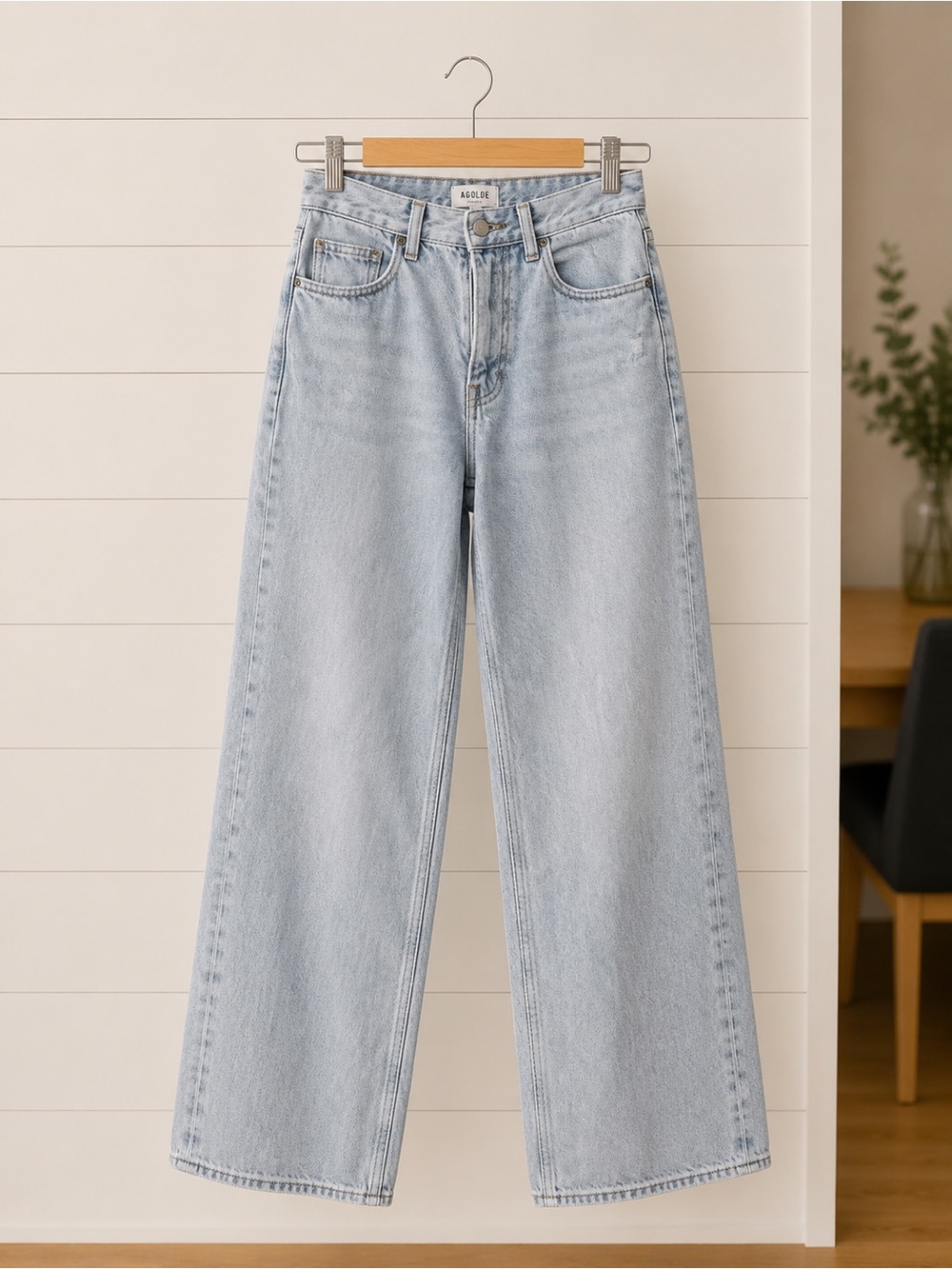 PacSun Light Wash Blue Straight-Leg Jeans